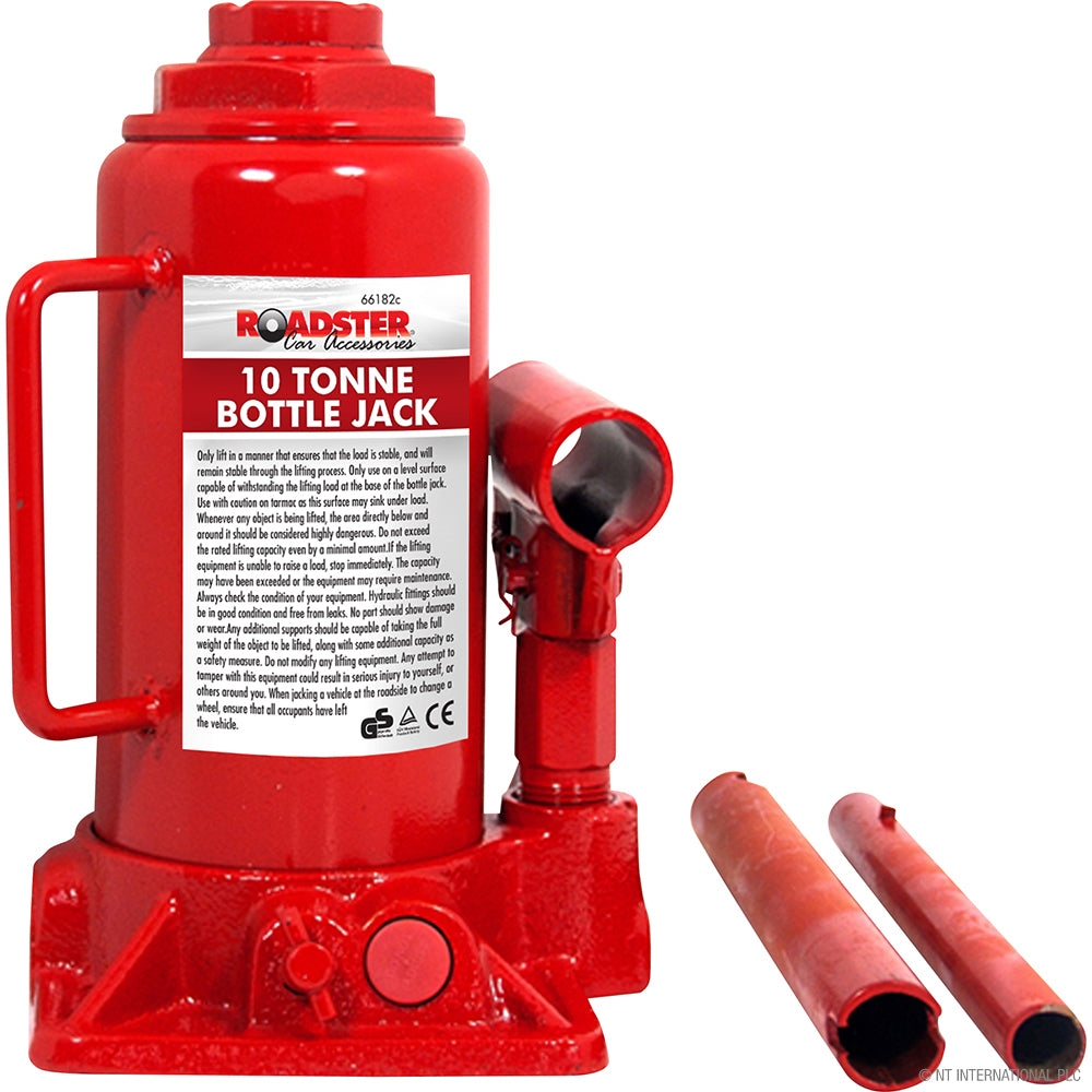 10 Ton Bottle Jack - Blowcase