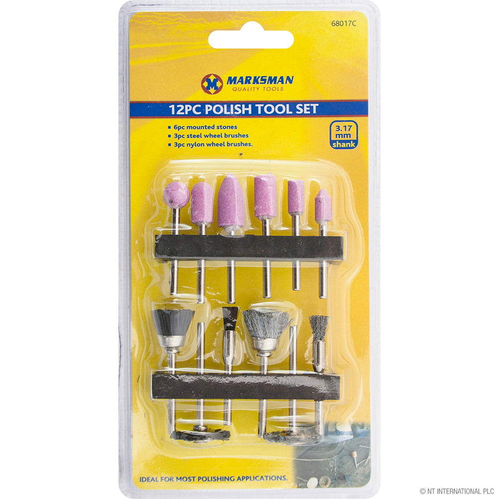 12pc Polish Tool Set - Rotary