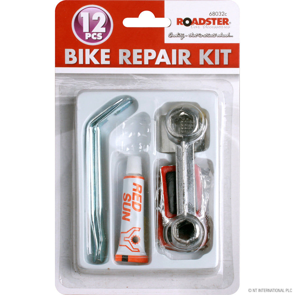 Peak Kit 12pc Bicycle / Bike Puncture Repair Kit - Peak Kit
