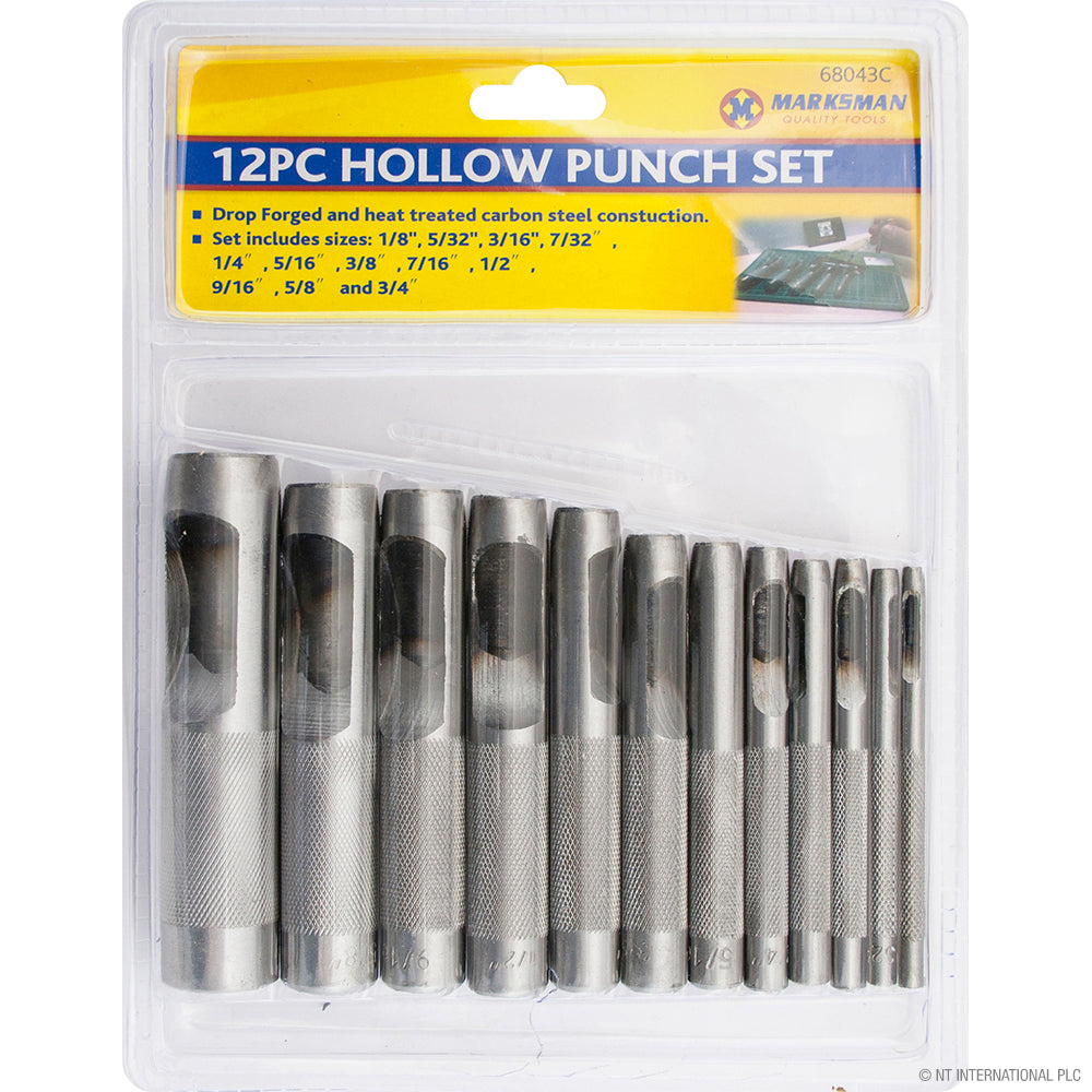 Peak Kit 12pc Hollow Punch Set - Peak Kit