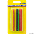 14pc Hot Melt Glue Sticks - Asst Col 7x100mm