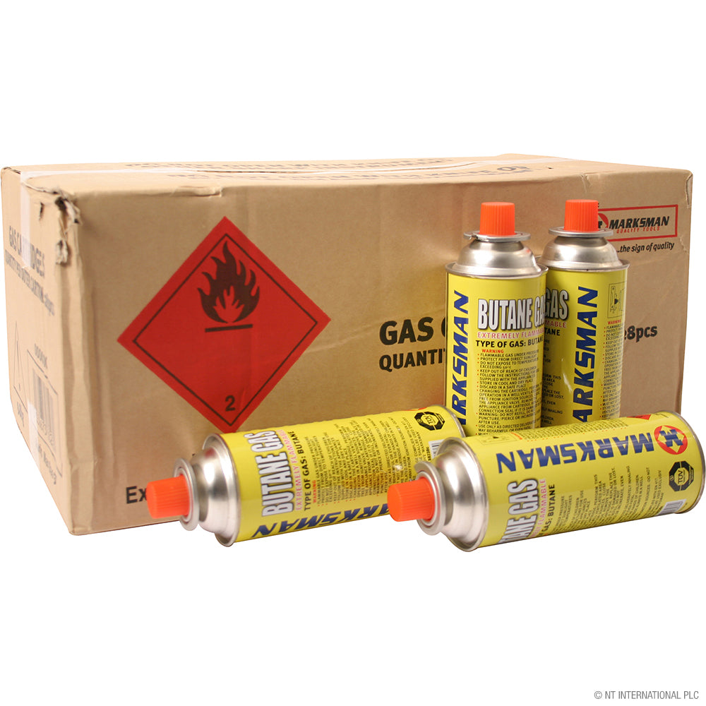 4pc Butane Gas 227g - Marksman Brand