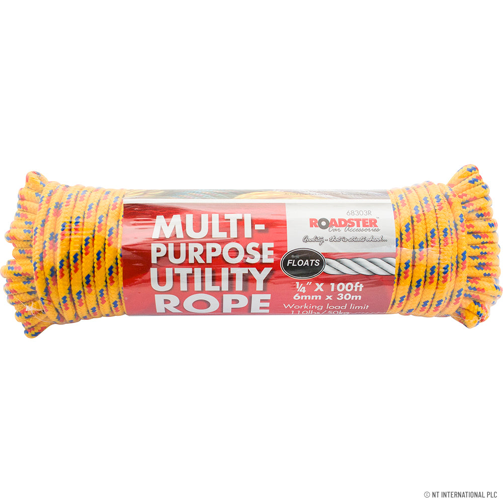 1/4" x 100ft M/P Utility Poly Rope - 30m
