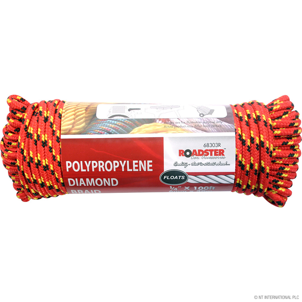 1/4" x 100ft M/P Utility Poly Rope - 30m