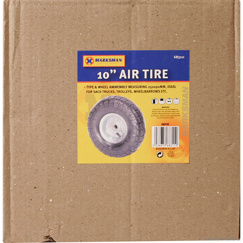 10" Pneumatic Hand Truck Air Tyre - Black
