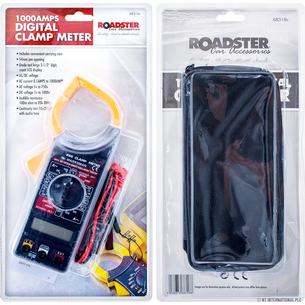 1000amp Digital Clamp Meter - With Case