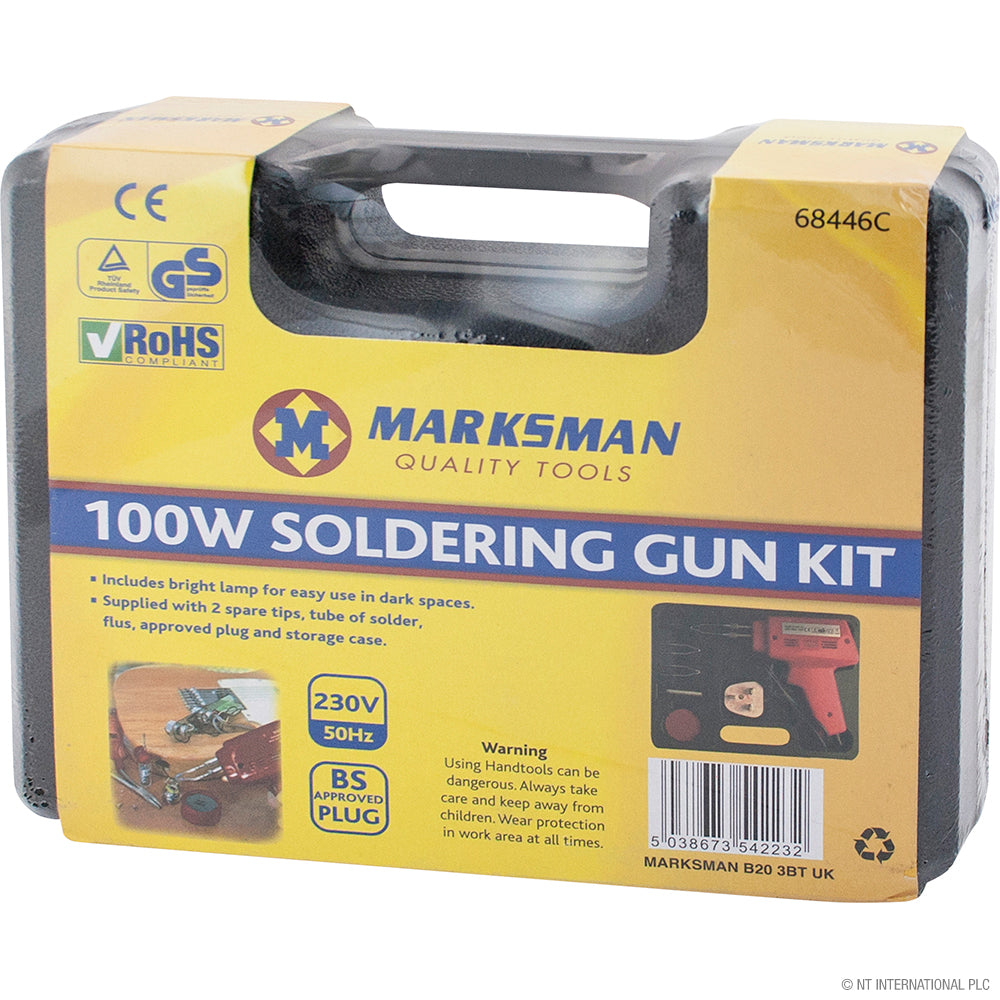 Peak Kit 100w Soldering Gun Kit in Blowcase - 230v - Peak Kit