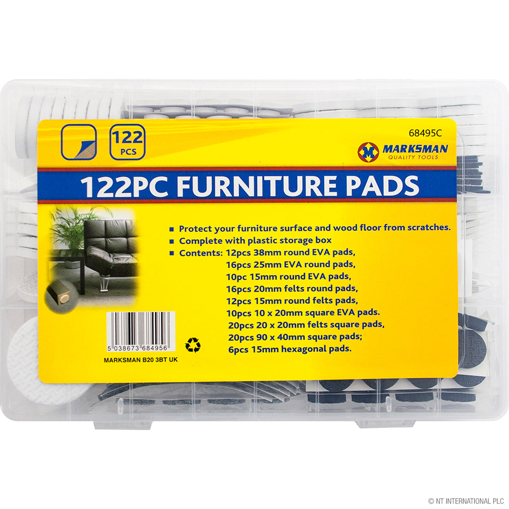 Peak Kit 122pc Assorted Furniture Pads in Blowcase - Peak Kit