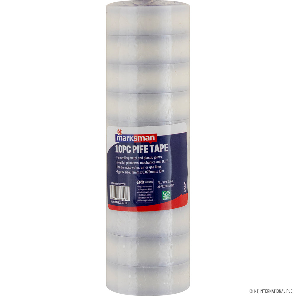 10pc PTFE Tape - 12 x 10 x 0.075mm