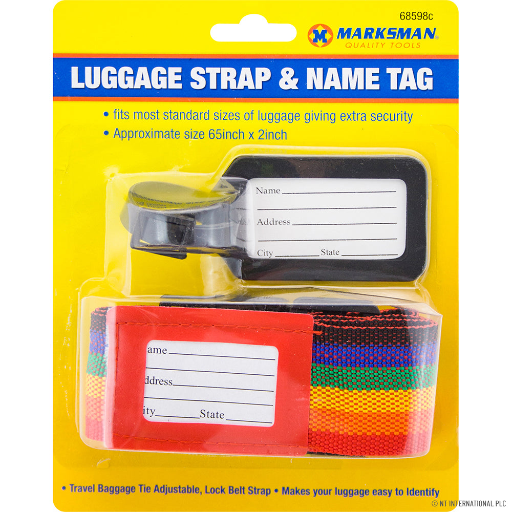 Peak Kit 2pc Luggage Strap & Name Tag - Peak Kit