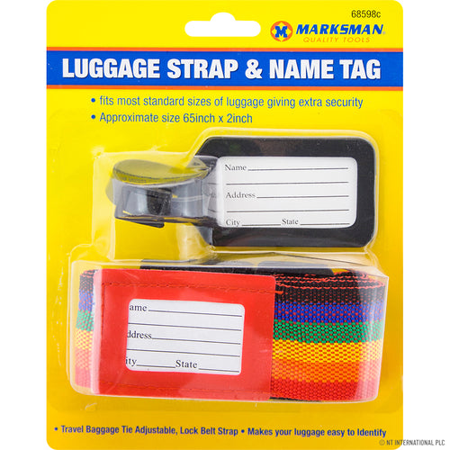 Peak Kit 2pc Luggage Strap & Name Tag - Peak Kit