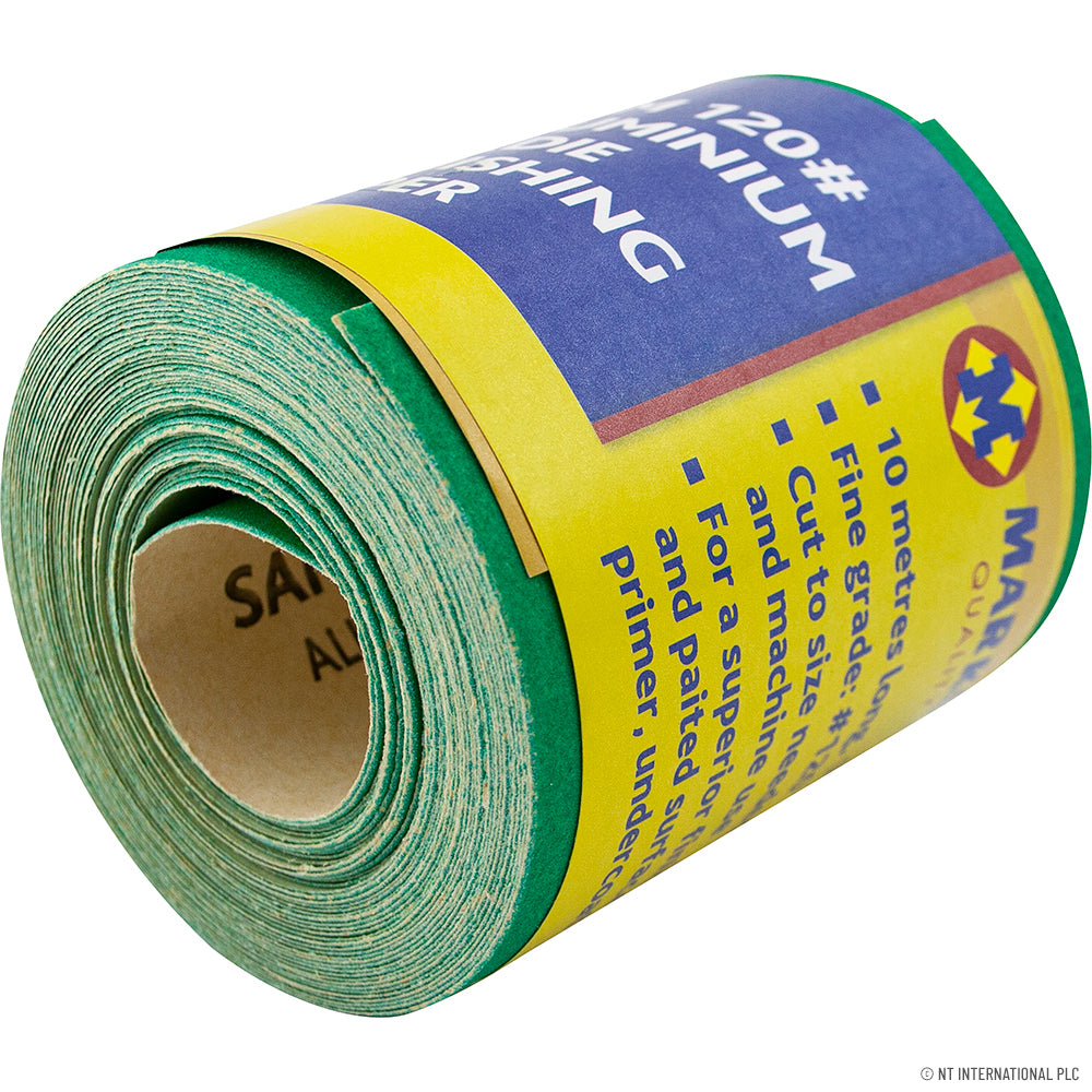10m Aluminium Oxide Finishing Paper - 120