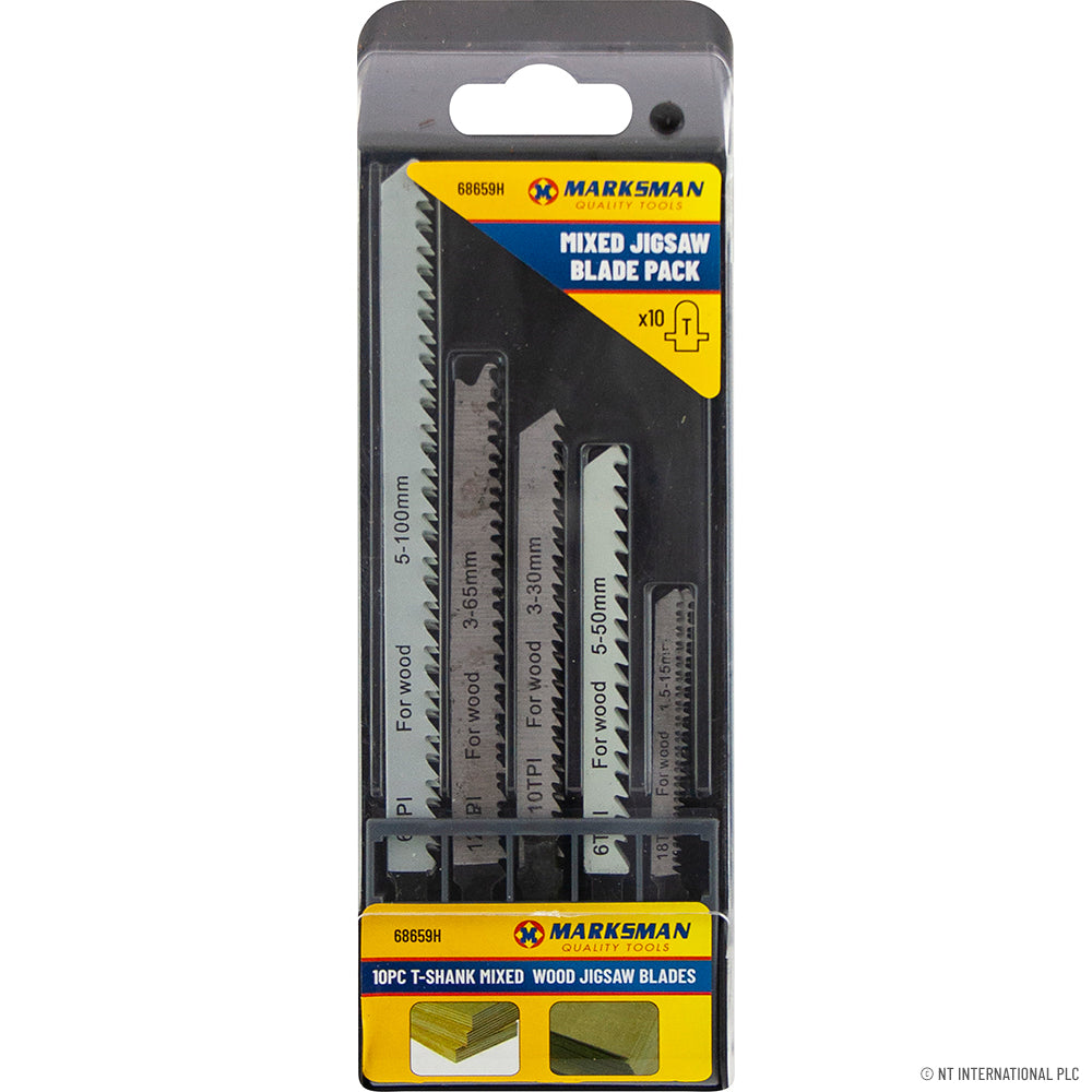 10pc Mixed Jigsaw Blades