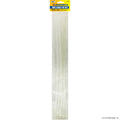 10pc 9x550mm Cable Tie Set White