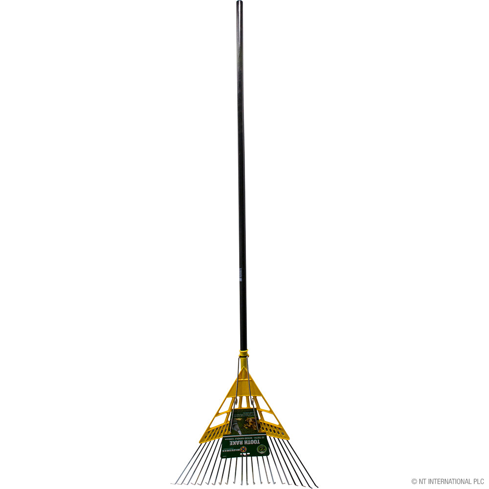 24 Tooth Rake with Handle - Steel Head