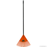 Peak Kit 22 Tooth Rake with Handle - Orange - Peak Kit