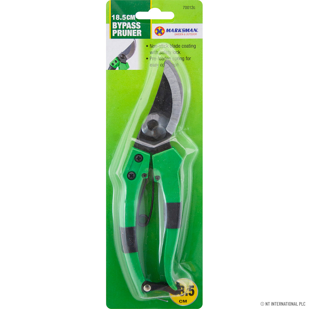 18.5cm Bypass Pruning Shears - Green