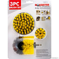 3pc Car Wheel Wash Brush