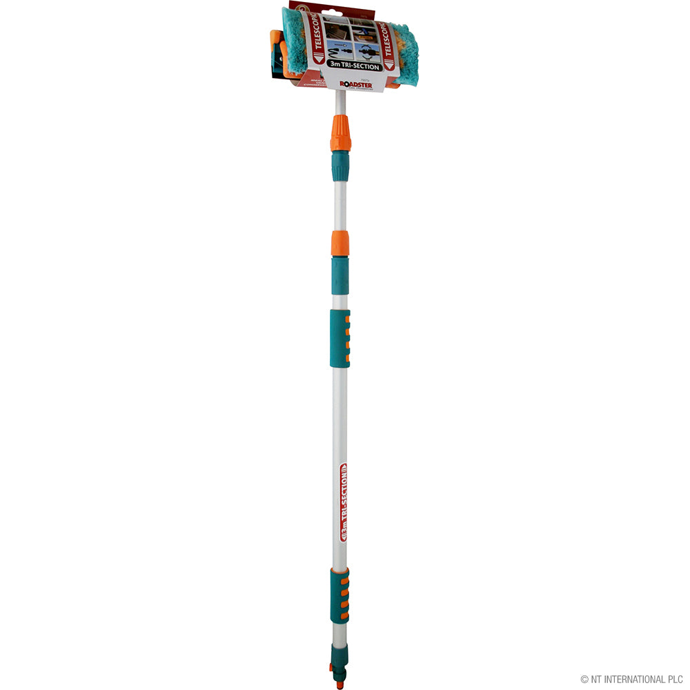 Peak Kit 3m Ext. Car Wash Brush Telescopic W/Squeeze - Peak Kit