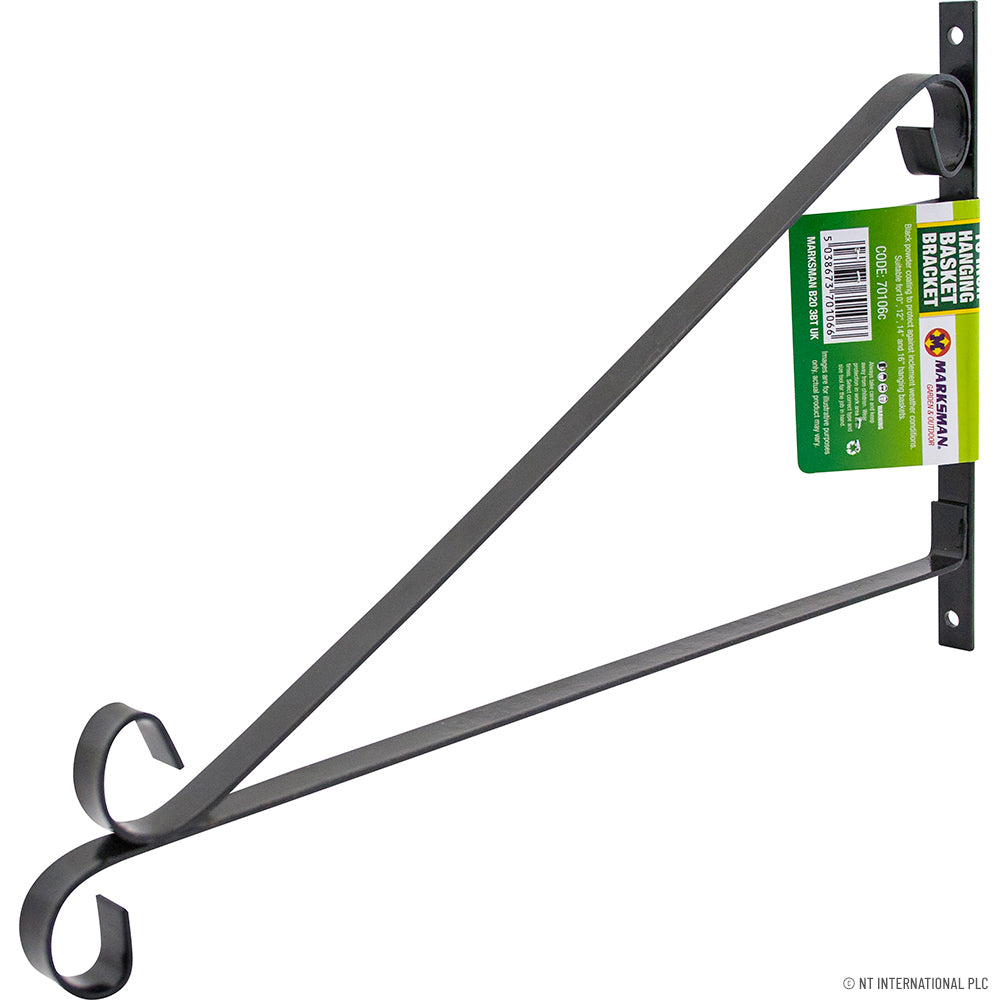 16" Hanging Basket Bracket - Heavy Duty