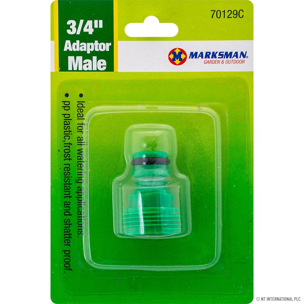 3/4" Dual Male Tap Connector - Hose Pipe Fitt