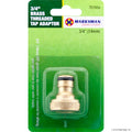 3/4" Brass Threaded Hose Pipe Tap Adaptor - 1
