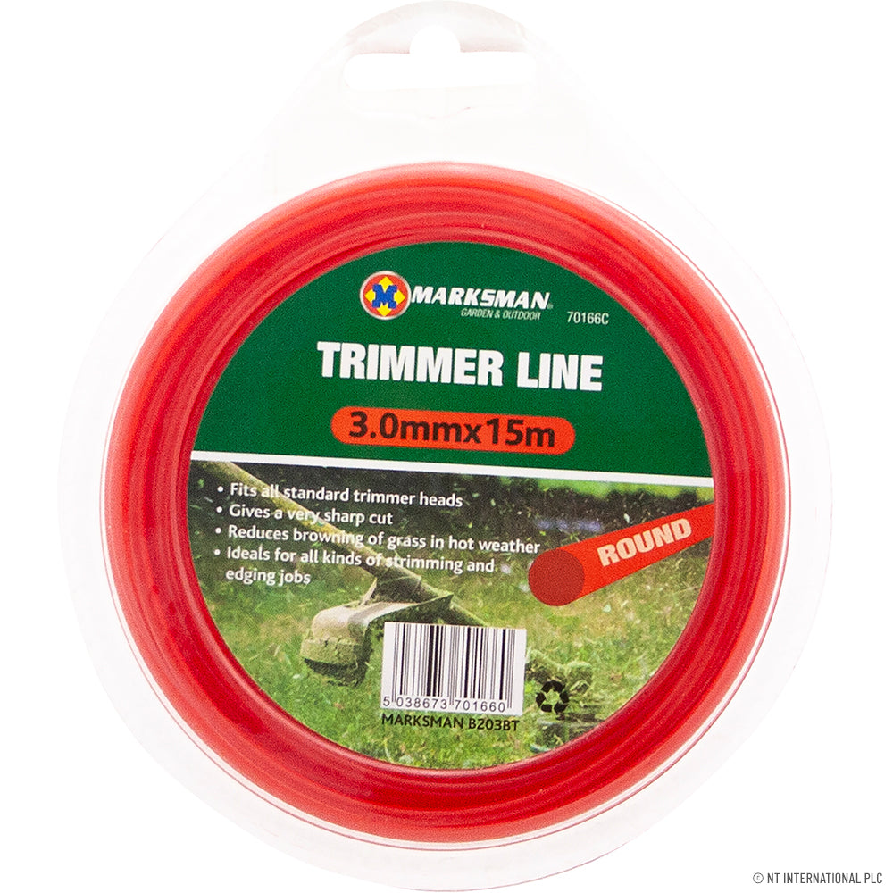 Peak Kit Garden Trimmer Line 3.0mm x 15m - Red - Peak Kit