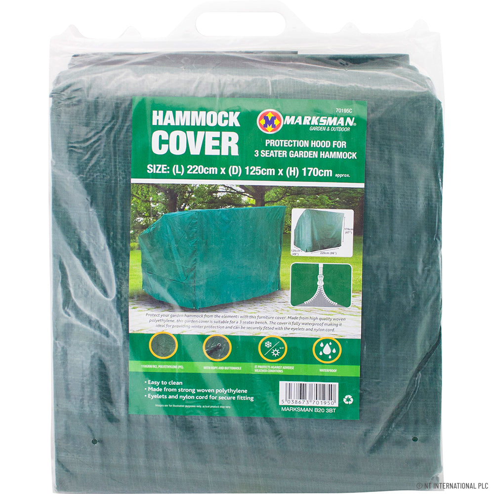 3 Seater Garden Hammock Cover 220 x 125 x 170