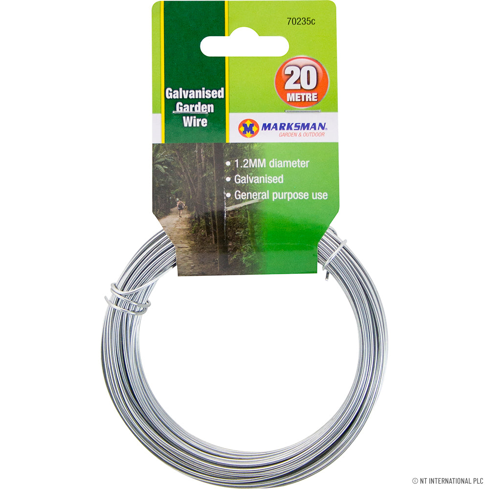 Peak Kit 1.2mm x 20m Garden Wire - Galvanised - Peak Kit