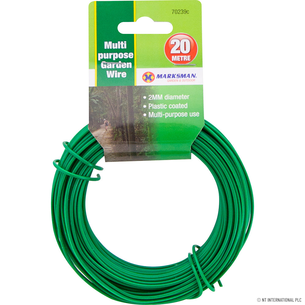 Peak Kit 2mm x 20m Multi Purpose Garden Wire - Green - Peak Kit