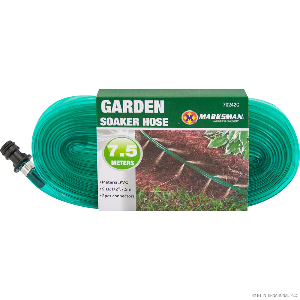 Peak Kit 7.5m Garden PVC Soaker Hose Pipe - 1/2 - Peak Kit