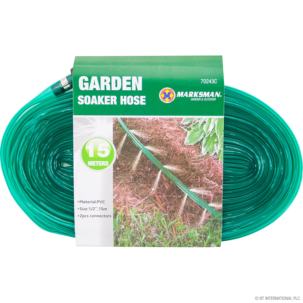Peak Kit 15m Garden PVC Soaker Hose Pipe - Peak Kit