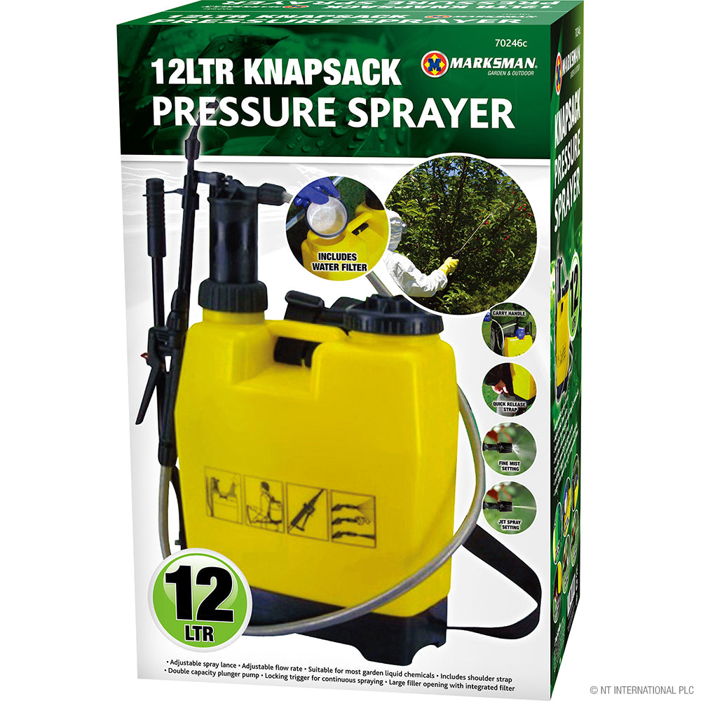 Peak Kit 12L Knapsack Garden Pressure Sprayer - Peak Kit