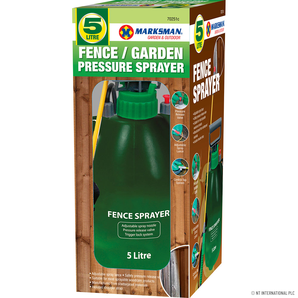 Peak Kit 5L Fence Pressure Sprayer - Green - Peak Kit