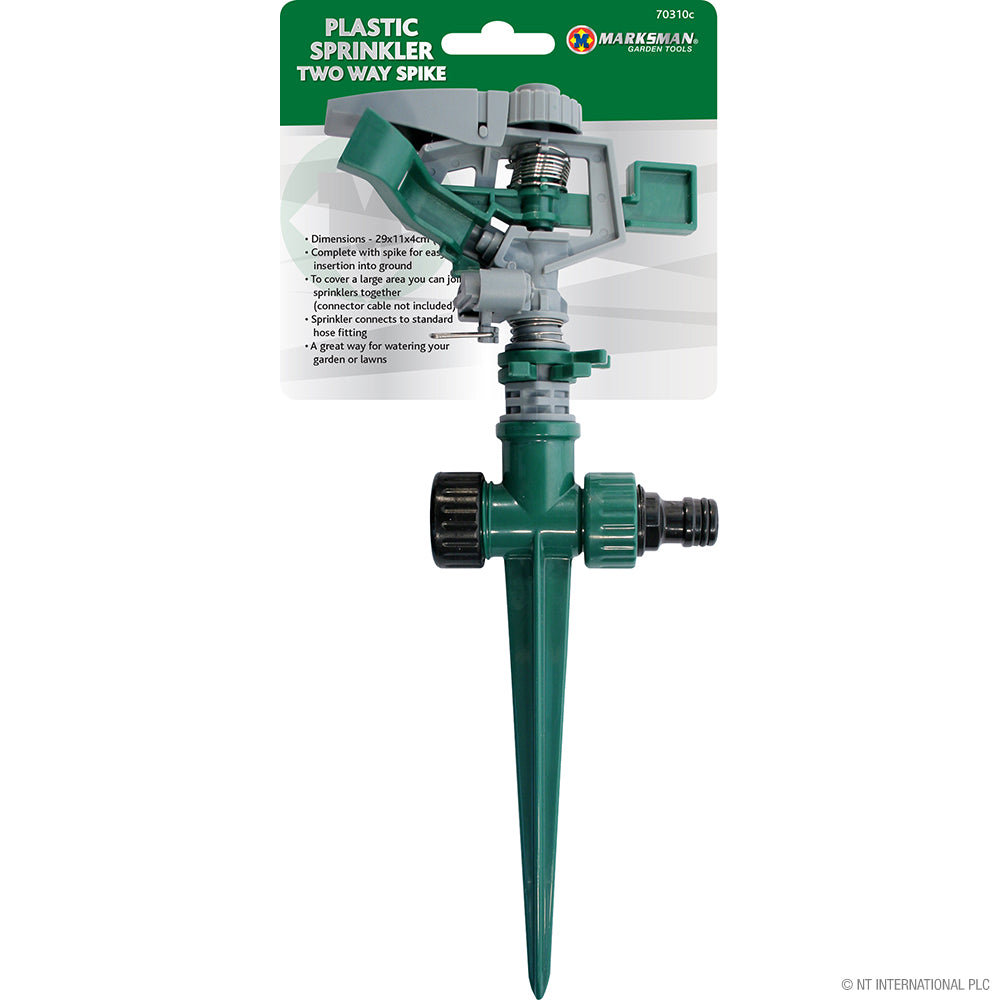 Peak Kit 2 Way Sprinkler on Spike - Plastic - Peak Kit