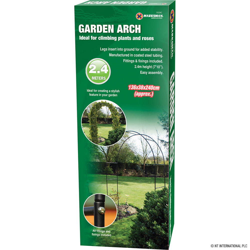 Peak Kit 2.4m Garden Arch - 136 x 38 x 240cm - Peak Kit