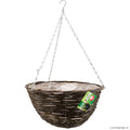 16"/ 40cm Rattan Hanging Basket
