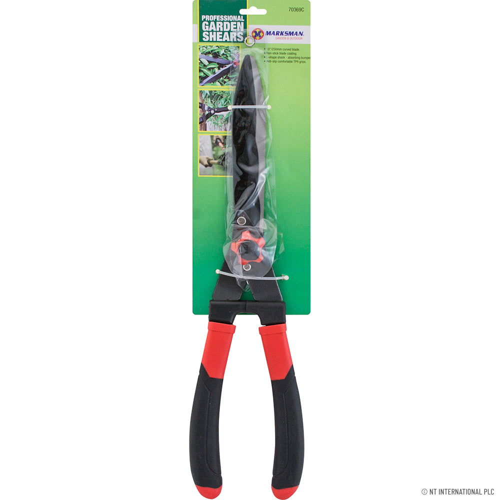 10"/25cm Garden Hedge Shears - Plastic Grip