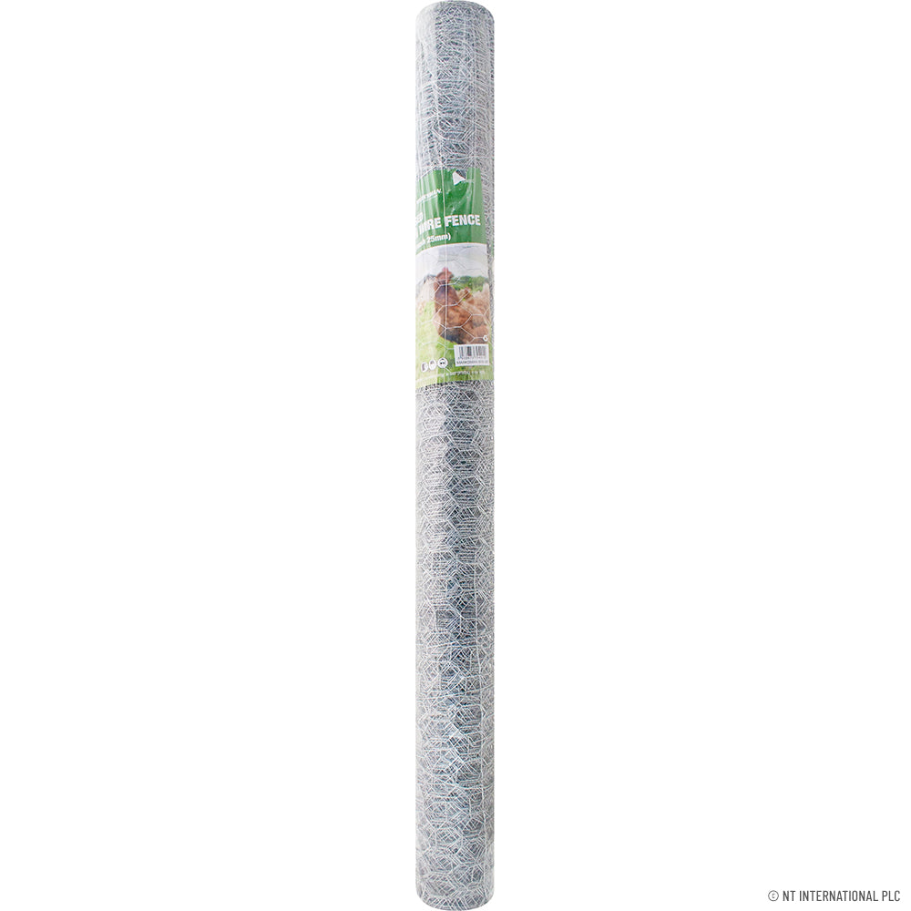 0.9x10m Galvanized Wire Netting Chicken 50mm
