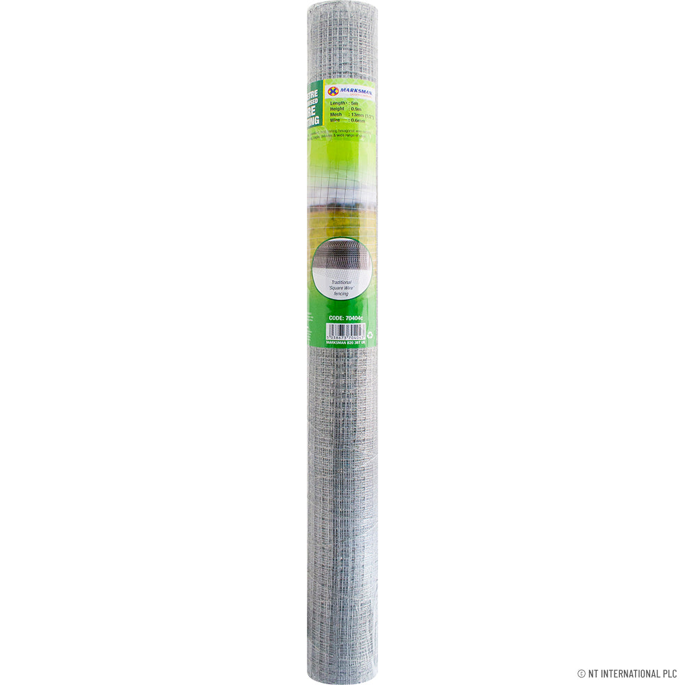 0.9 x 5m Mesh Wire Netting 13mm - 0.6mm