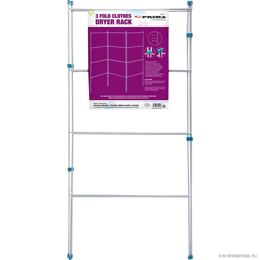 Peak Kit 3 Fold Clothes Dryer Rack Airer - Peak Kit