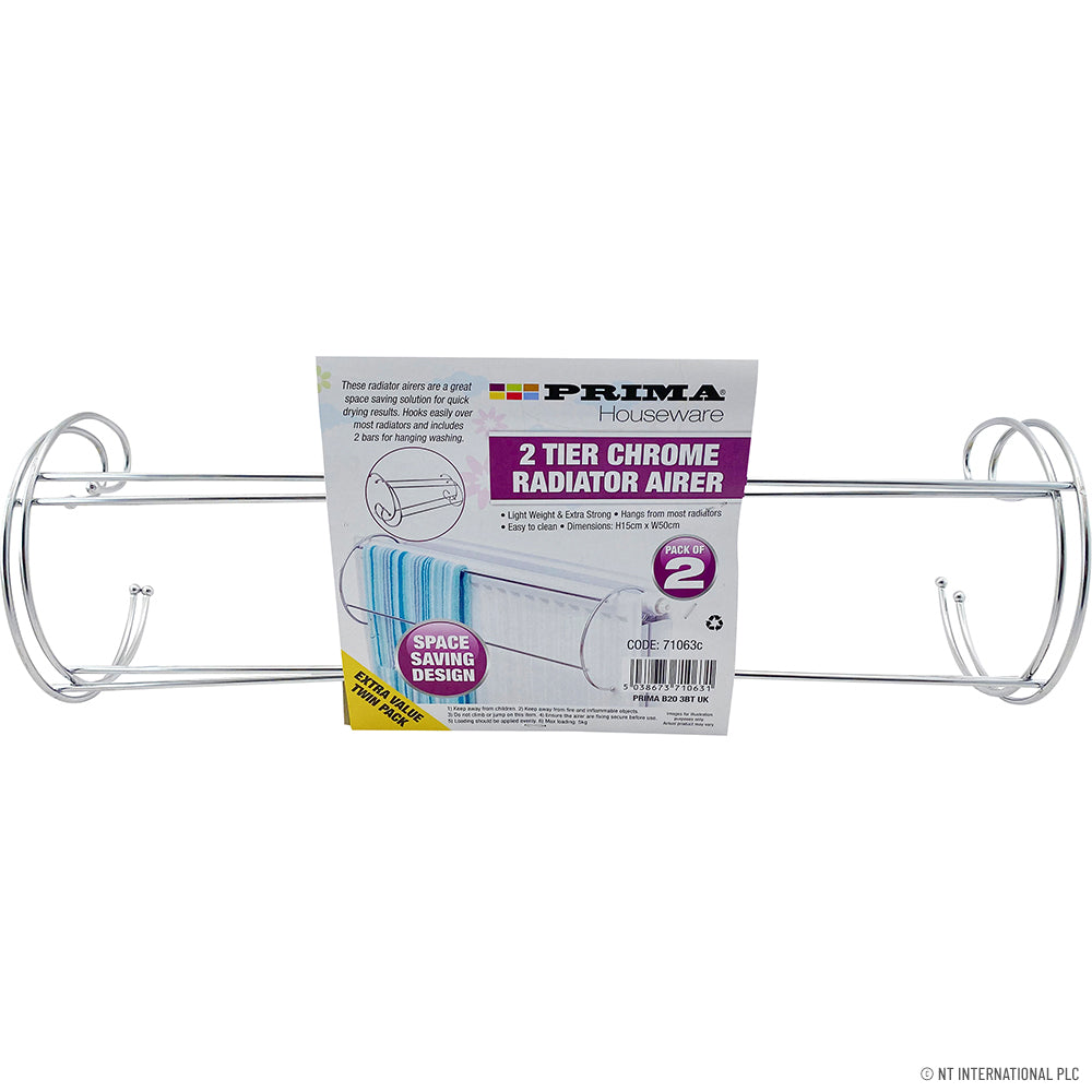 Peak Kit 2 Tier Radiator Clothes Airer (Pk of 2) - Peak Kit