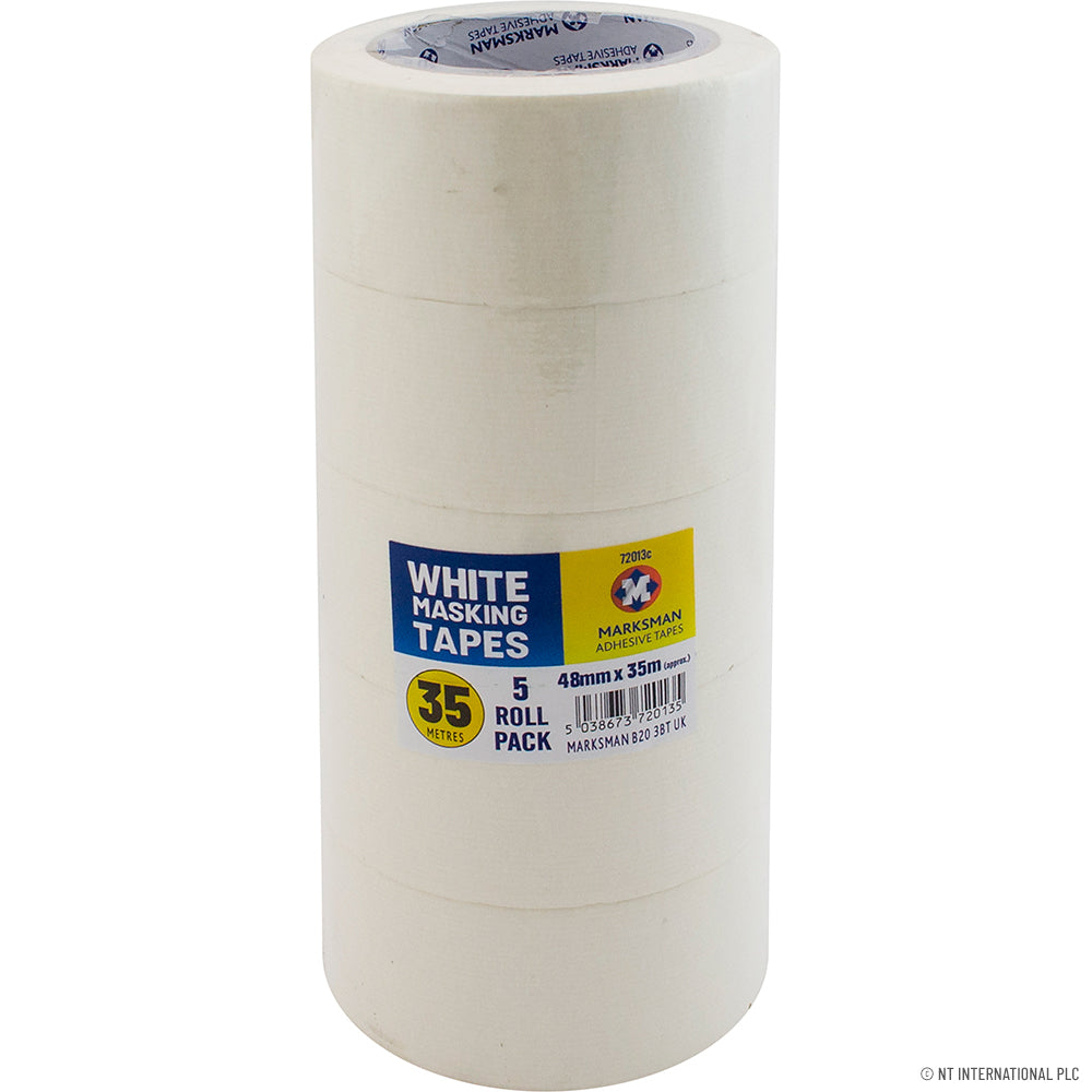 5 Rolls Masking Tape - 48mm x 35m