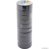 10pk PVC Insulation Tape 19mm x 5m Black