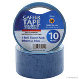6pk Gaffer / Duct Tape 48mm x 10m - Tower