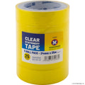 5 Rolls Clear Packing Tape 24mm x 25m