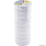 10pc PVC Insulation Tape 19mm x 20m - Red
