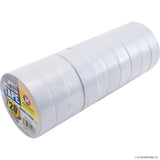 10pc PVC Insulation Tape 19mm x 20m - Red