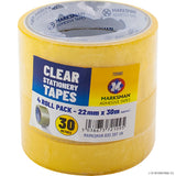 Peak Kit 4 Roll Clear Packing Tape 22mm x 30m - Peak Kit