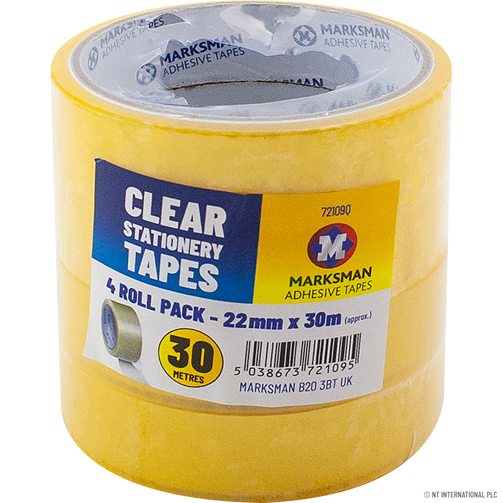 Peak Kit 4 Roll Clear Packing Tape 22mm x 30m - Peak Kit